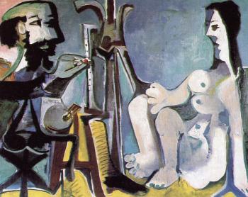 Pablo Picasso : the painter and his model IV